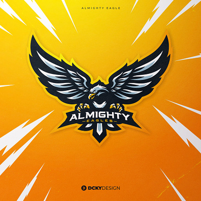 Almighty eagle design eagle eagle logo esportlogo esports gamelogo gaming gaminglogo illustration logo logogaming mascot mascot design mascot logo mascotlogo mixer twitch