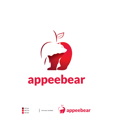 Creative logo for Retail company. abstract logo appeebear apple design bear creative logo design flat illustraion illustration illustrator logo minimal minimalist logo modern logo vector