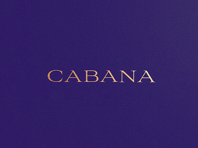 Cabana - Resort and Spa hotel branding hotel logo hotel logo design ideas hotel logo inspiration hotel logo list logo logodesign logodesigner logotype luxury logo purple resort branding resort logo royal logo spa logo typographic logo