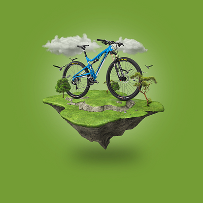 Mountain Bike Manipulation design manipulation mountain bike mountain biking photoshop product design social media design
