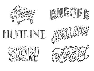 Lettering Tests illustration lettering neves nevesman portugal sketch type