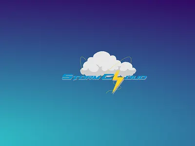 StormCloud logo app branding design icon illustration logo minimal ui ux vector