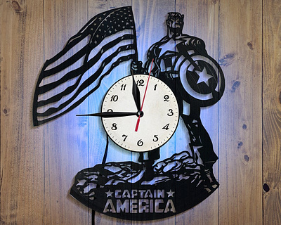 Vinyl Clock Design Vector clockdesign design productdesign vector