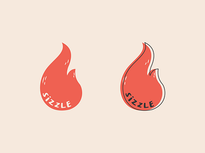 Logo challenge day 10 dailylogo dailylogochallenge dailylogochallengeday10 dailylogodesign design fire illustrator logo logochallenge logoconcept logodesign sizzle vector