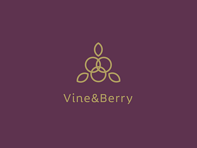 Logo challenge day 17 daillogochallengeday17 dailylogo dailylogochallenge design geometric illustrator logo logochallenge logoconcept logodesign vector vine and berry