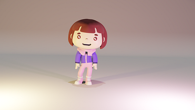 Characer NAMI 3d branding character