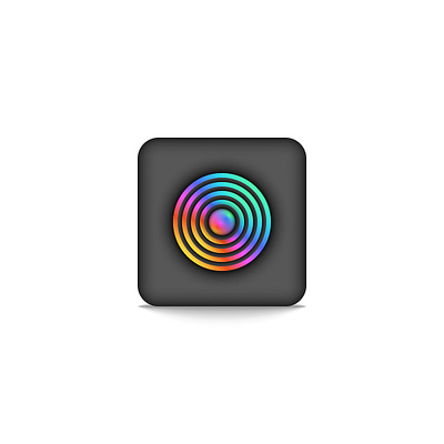 Procreate icon sample, a drop of paint 3d art 3d icon branding design getcreativewithprocreate gradient color gradient logo icon icon design identity illustration logo procreate app vector