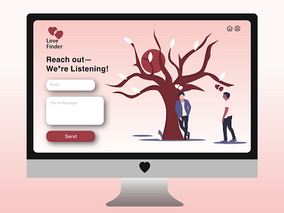 Day 28 Contact Us contact contact form contact us daily daily 100 challenge daily ui dailyui dailyuichallenge dating dating website design illustraion illustration illustration art illustrations illustrator ui undraw xd xd design