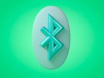 Bluetooth 3d Icon 3d 3d animated icons 3d animation 3d app icon 3d art 3d icon 3d icon png 3d rendering icon bluetooth branding cinema4d icon icon design logo typography ui uxui