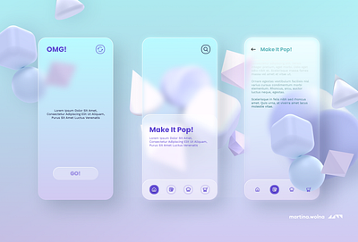 Glassmorphism - trend for 2021 #glass 2021 app design figma freebies glass glassmorphism minimalist neumorphic soft temple trends ui