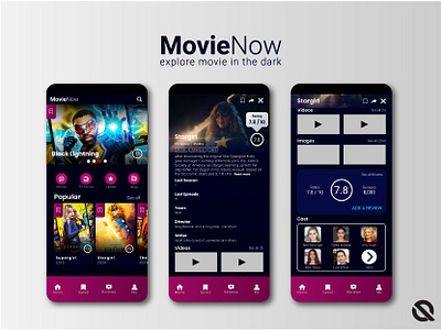 Movies Katalog Mobile App app design katalog mobileapp movies ui uiuxdesign ux