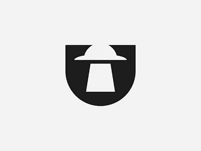UFO Mark alien aliens brand brand identity branding clean identity identity design logo logo design luxury minimal minimalistic modern negative space ufo