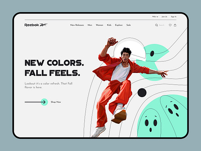 Reebok - Boston Promotion interface ui ux ui design ux design web web design website