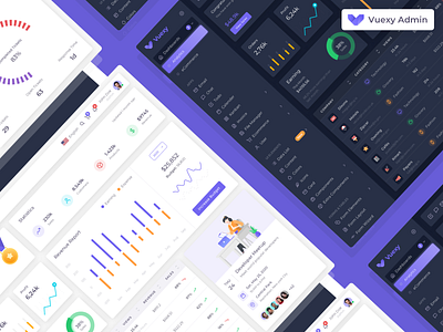 Vuexy - Vuejs, React, HTML & Laravel Admin Dashboard Template 🤩 admin admin theme analytics atomic design dark dashboard dark layout dashboard html5 illustration laravel material ui uikit vuejs widgets