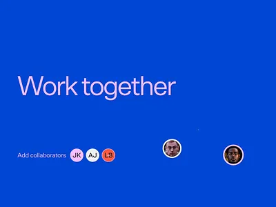 Product Collaboration animation branding design typography