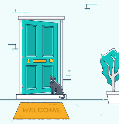 Welcome illustration illustrator vector