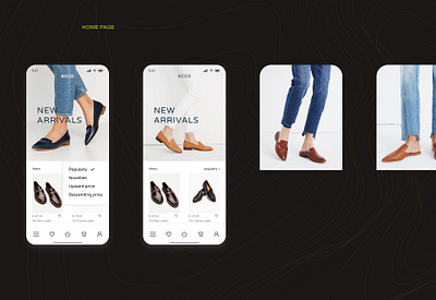 ECCO app app design branding design ecco mobile ui uidesign uiux ux