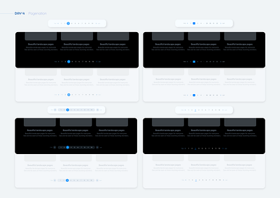 Pagenation 66daysofui challenge dailyui design page ui uxui web website 디자인 웹 페이지네이션