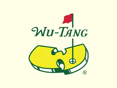 Wu-Mastas design golf illustrator logo wu tang