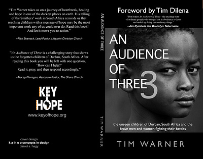 An Audience of Three 3 bookcoverdesign design fonts photography printed material published typography