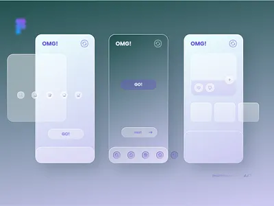 Trend 2021 - glassmorphism 2021 app blur figma free freebies glass glassmorphism neumorph neumorphic neumorphism new trends ui