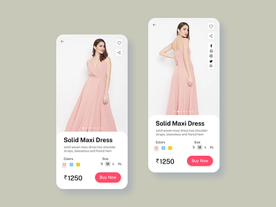 social share daily ui 010 dailyui dailyuichallenge design e commerce app e commerce shop profile page share button soical share ui ux