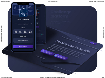 Challenge Platform app application ui design interface mobile mobile app mobileapp mobileappdesign mobiledesign ui uidesign ux