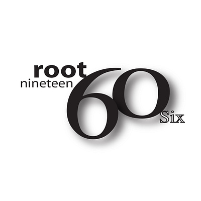 Root 66 Logo design fonts layout design party event typography