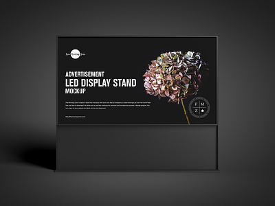 Free LED Display Stand Mockup banner mockup billboard mockup branding display mockup download free free mockup freebie identity led display mockup mock up mockup mockup free mockup psd mockups print psd stationery template