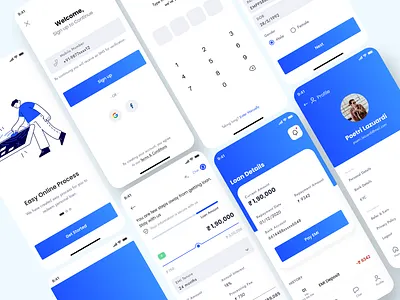 Personal Loan App app app design app designers design dribbble loan mobile product ui ux website