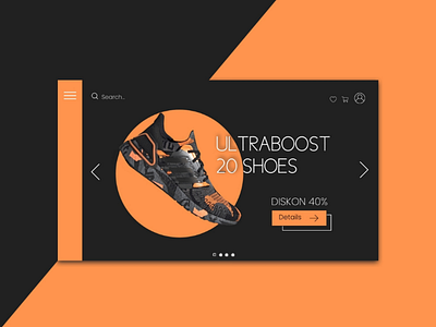 Landing Page landingpage shoes orange