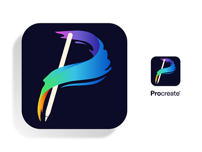 PROCREATE / Logo Redesign app logo design design draw illustrator logo logo design procreate