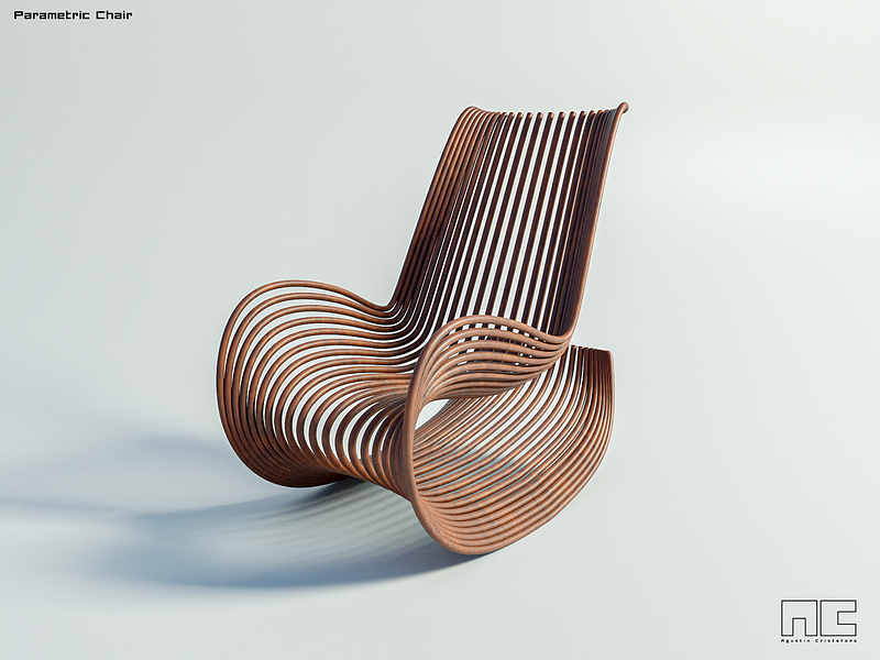 Parametric Chair b3d chair concept designer furniture furniture design industrial product