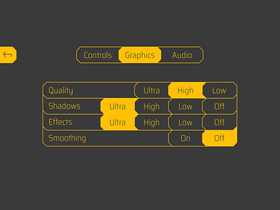 Settings in mobile game design figma game interface mobile app mobile design ui ui ux ux vector