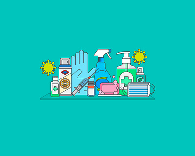 Flat Earth: Covid-19 clean design corona covid design disinfection flat design flat illustration icon design icon set icons illustration illustrator simple design simple illustration vector vector illustration virus