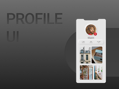 DailyUI #6 User Profile dailyui dailyui006 dailyuichallenge profile page ui