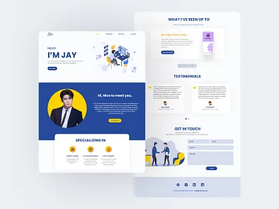 Personal Portofolio Web Design figma figma design figmadesign homepage illustration illustration art landing landing design landing page landing page design landingpage personal branding personal portfolio ui ui ux design ui design uidesign uiux webdesign webdesigner