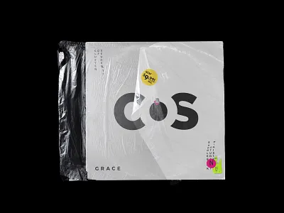 COS Album Cover album cover cd church dark ministry mockup typography wave waves worship