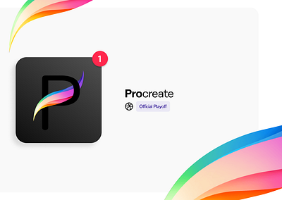 ProCreate App Icon app app design apple brand branding design getcreativewithprocreate illustration interface ipad logo procreate ui vector