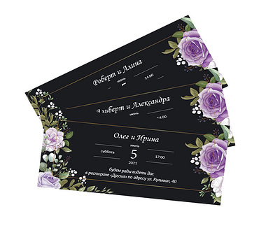 wedding card design vector