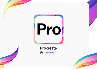 ProCreate App Icon | 2 app apple brand branding getcreativewithprocreate illustration interaction interface ipad layout logo logodesign procreate type ui ux vector web design