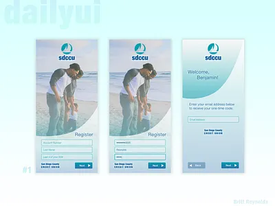 SDCCU Register Redesign UI bank app banking bankingapp daily ui daily ui challenge dailyui finance finance app graphic design redesign san diego ui ui design visual design