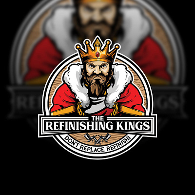 KING CARTOON CHARACTER VECTOR LOGO | Go Logo Now animation branding business logo design design illustration logo logo design logodesign logotype vector webdesign