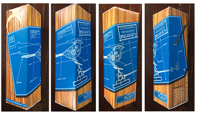 Liquor Box graphic designer illustration marketing packaging