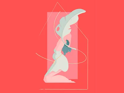 sexy 2d animation character design gif illustration motion