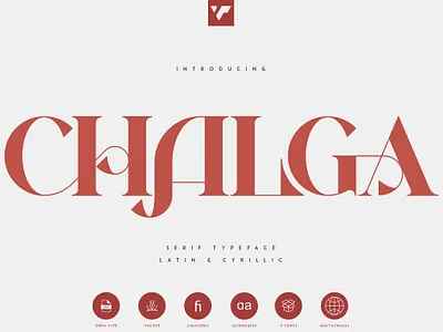 Chalga - Serif Typeface 3 weights art calligraphy design display elegant font font resources fonts handwriting handwritten logo logo font professional sans serif sans serif font sans serif fonts sans serif typeface serif serif typeface stylish