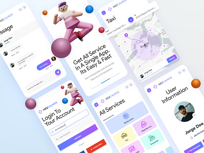 Mezcalmos 3d 3d art 3d character chat clean design food ordering app gradient grocery app mobile app design ordering app ride sharing app service app service provider ui user experience user interface user profile ux