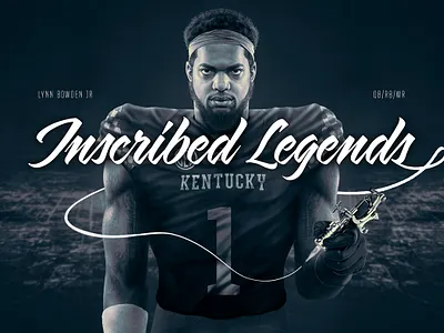 NFL Network: Back 2 Campus: Lynn Bowden Jr back2campus digital illustrator editorial football photorealism sports university of kentucky