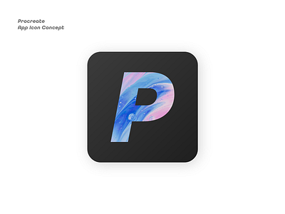 Procreate App Icon Rebound Dribbble Challenge app app icon challenge dribbble icon procreate rebound