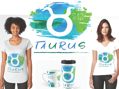 TAURUS- T-shirts with zodiac signs. Things for home 2021 abstract beauty branding design gift gifts graphic happiness home illustration mug new collection new year print signes zodiac